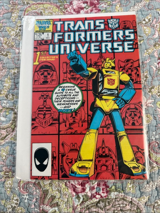 Marvel Other - Marvel Transformers Universe Comic Cover - Red, Yellow & Blue